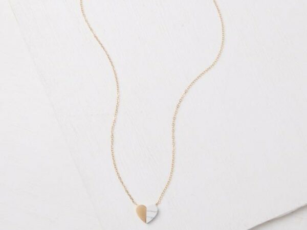 Alexis Gold Heart Pendant Necklace