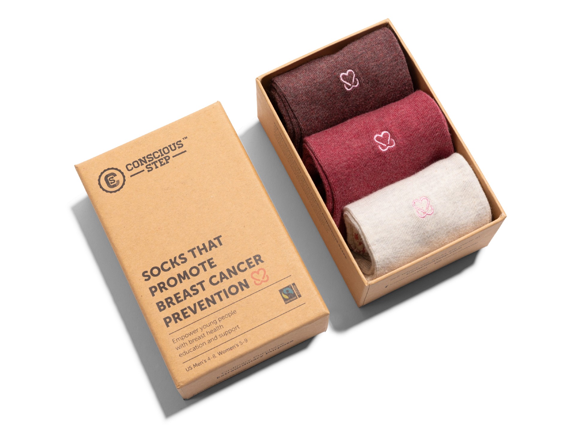 Organic Cotton Socks that Prevent Breast Cancer – Small