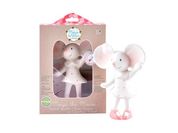 Meiya the Mouse - All Rubber Squeaker Sound Toy