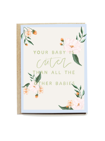 Cutest Baby Blank Card