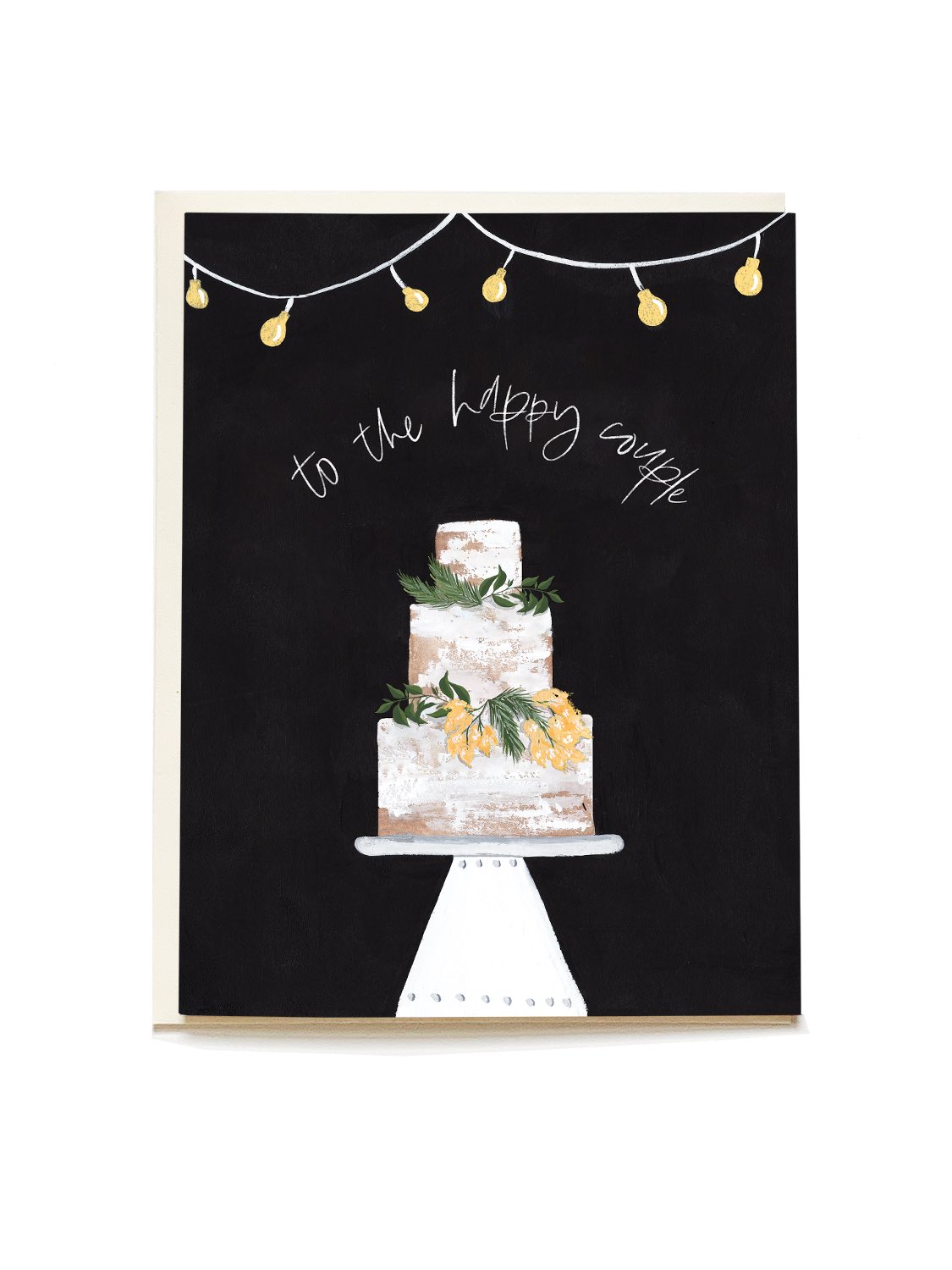 Decorative Cake Blank Wedding Card