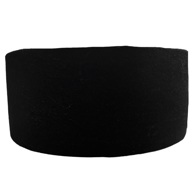 Solid Black Recycled Tube Headband