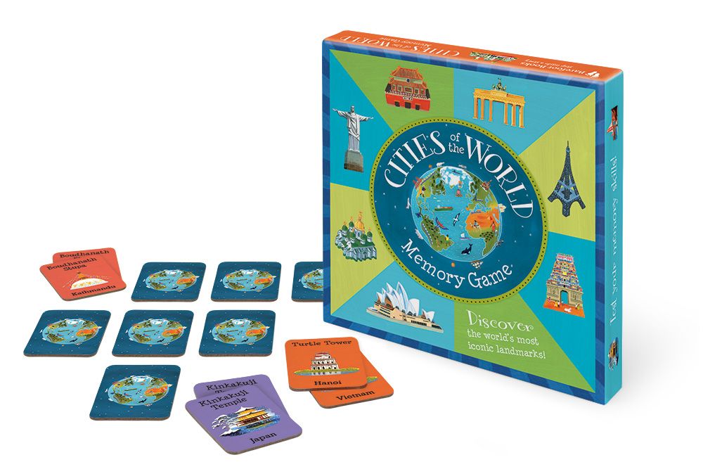 Cities of the World Memory & Matching Game