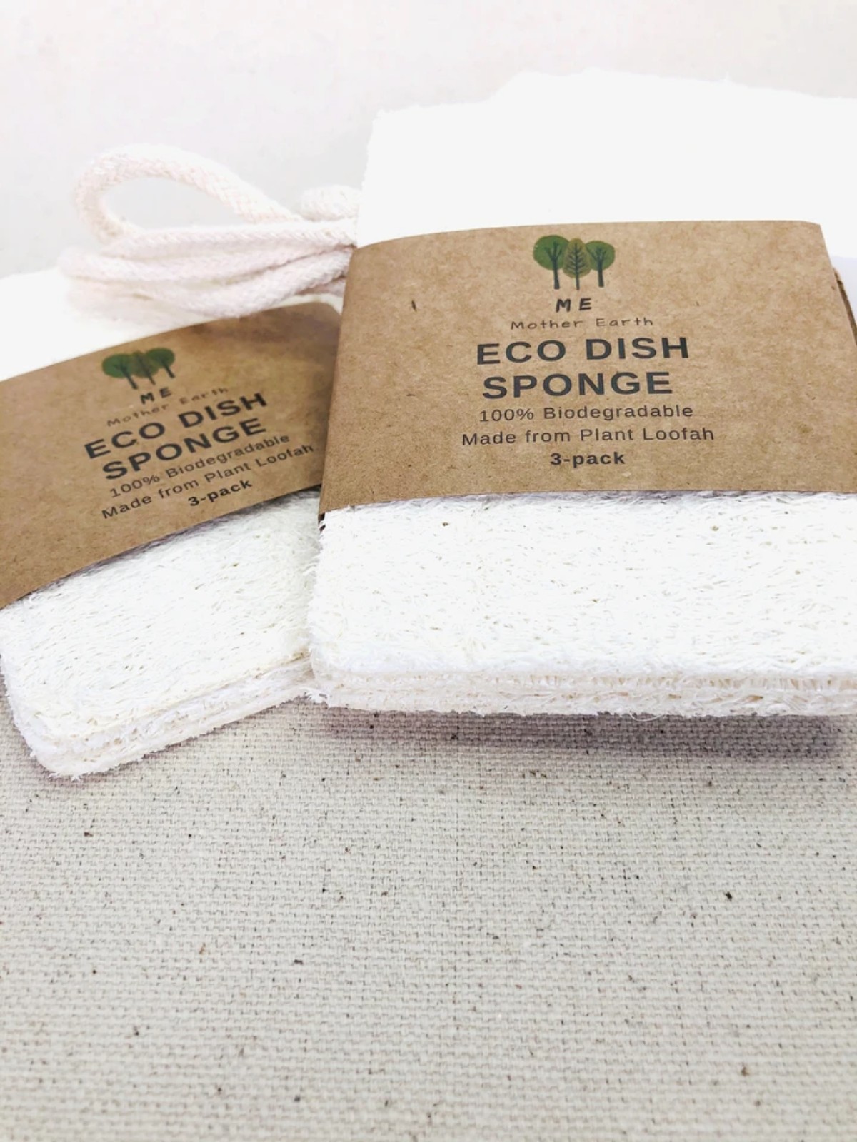 Compostable Loofah Dish Sponge 3-Pack