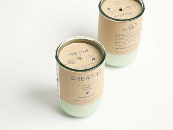 BREATHE Soy Candle - Lavender Scent