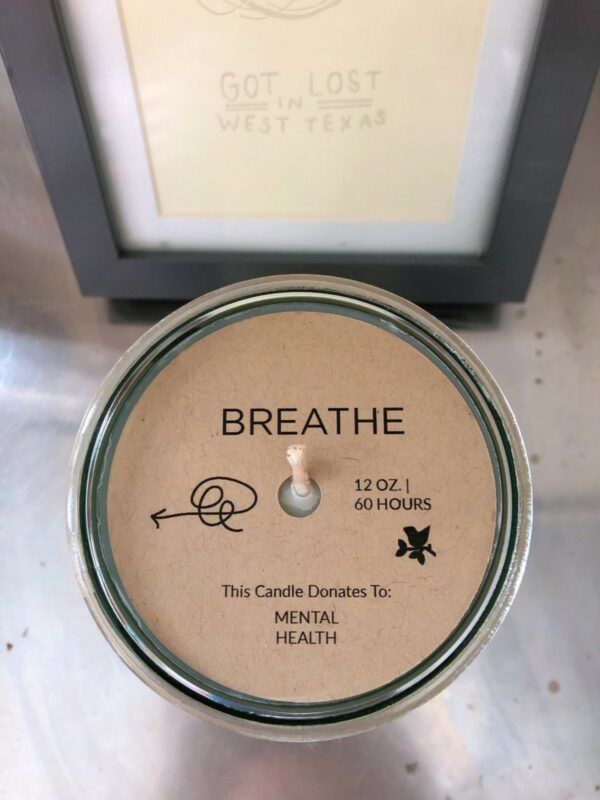 BREATHE Soy Candle - Lavender Scent
