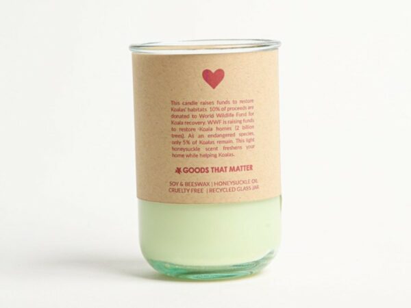 LOVE Soy Candle - Honeysuckle Scent