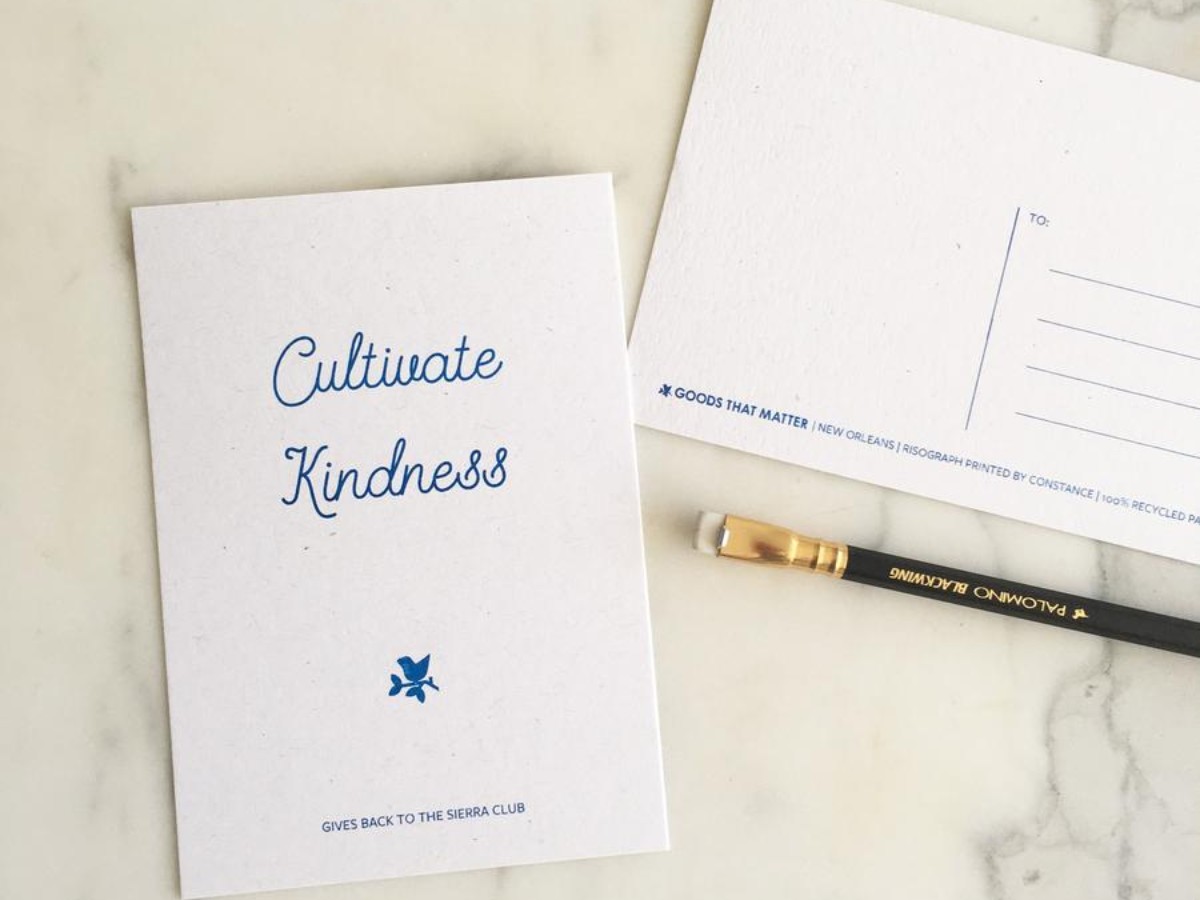 Cultivate Kindness Eco-Friendly Postcard
