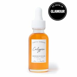 Earth Harbor's CALYPSO Vitamin C Moisturizing Elixir. Plant based skincare product.
