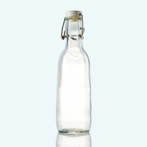 Love bottle in clear